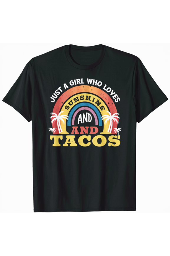 Taco Time Retro Vintage Graphic T-Shirt for Men Women