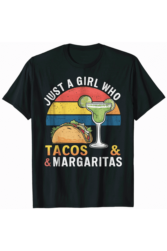 Taco Time Retro Vintage Graphic T-Shirt for Men Women