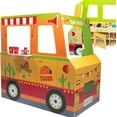 Taco Truck Wooden Playset, 30 Toy Pieces Including Cook Top, Steering ...