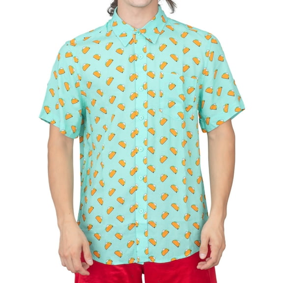 Taco Tuesday Buttom Down Halloween Costume Shirt