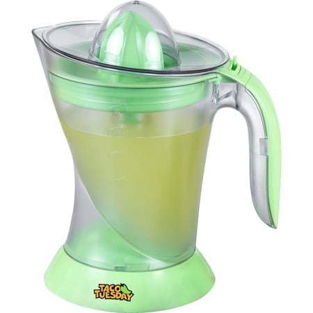 Taco Tuesday Citrus Juicer, Electric Juicer and Margarita Kit with 32 oz Pitcher, Salt Rimmer, and 4 Glasses
