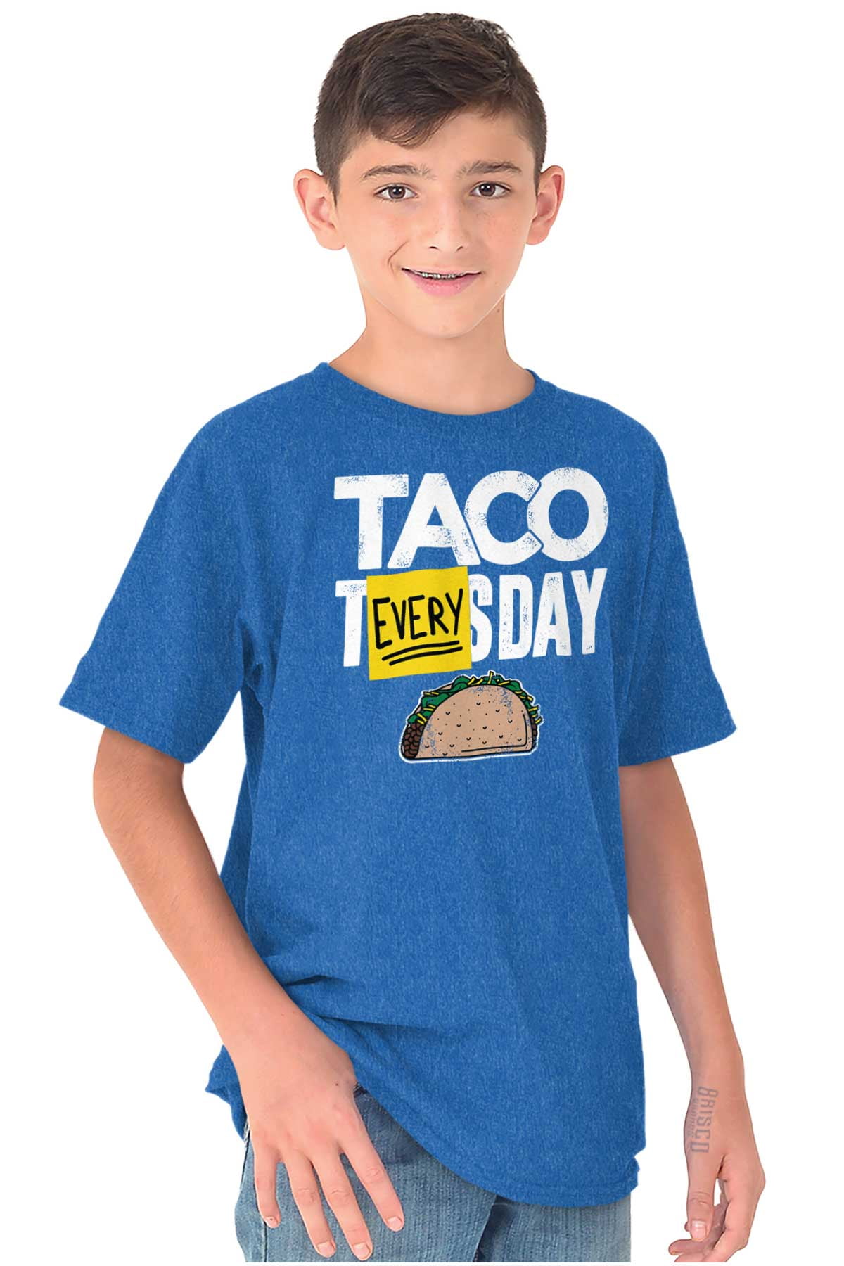 Taco Tuesday Everyday Mexican Foodie Crewneck T Shirts Boy Girl