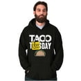 thumbnail image 1 of Taco Tuesday Everyday Mexican Foodie Unisex Plus Fleece Graphic Hoodie Brisco Brands 2X, 1 of 5