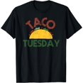 thumbnail image 1 of Taco Tuesday Fun Distressed Food Shirt, 1 of 3