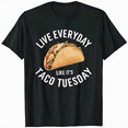 thumbnail image 1 of Taco Tuesday Graphic Tee Shirt Funny Foodie Gift, 1 of 5