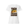 thumbnail image 1 of Taco Tuesday Savior Women's T-shirt, 1 of 3