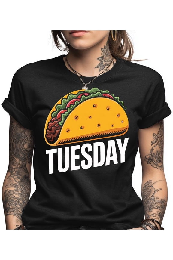Taco Tuesday Shirt | Funny Mexican Food Tee | Taco Lover Gift | Ground Beef Taco Graphic T-Shirt | Foodie Apparel for Tuesday Vibes