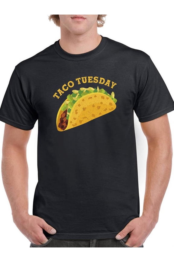 Taco Tuesday! T-Shirt Men -Smartprints Designs, Male x-Large