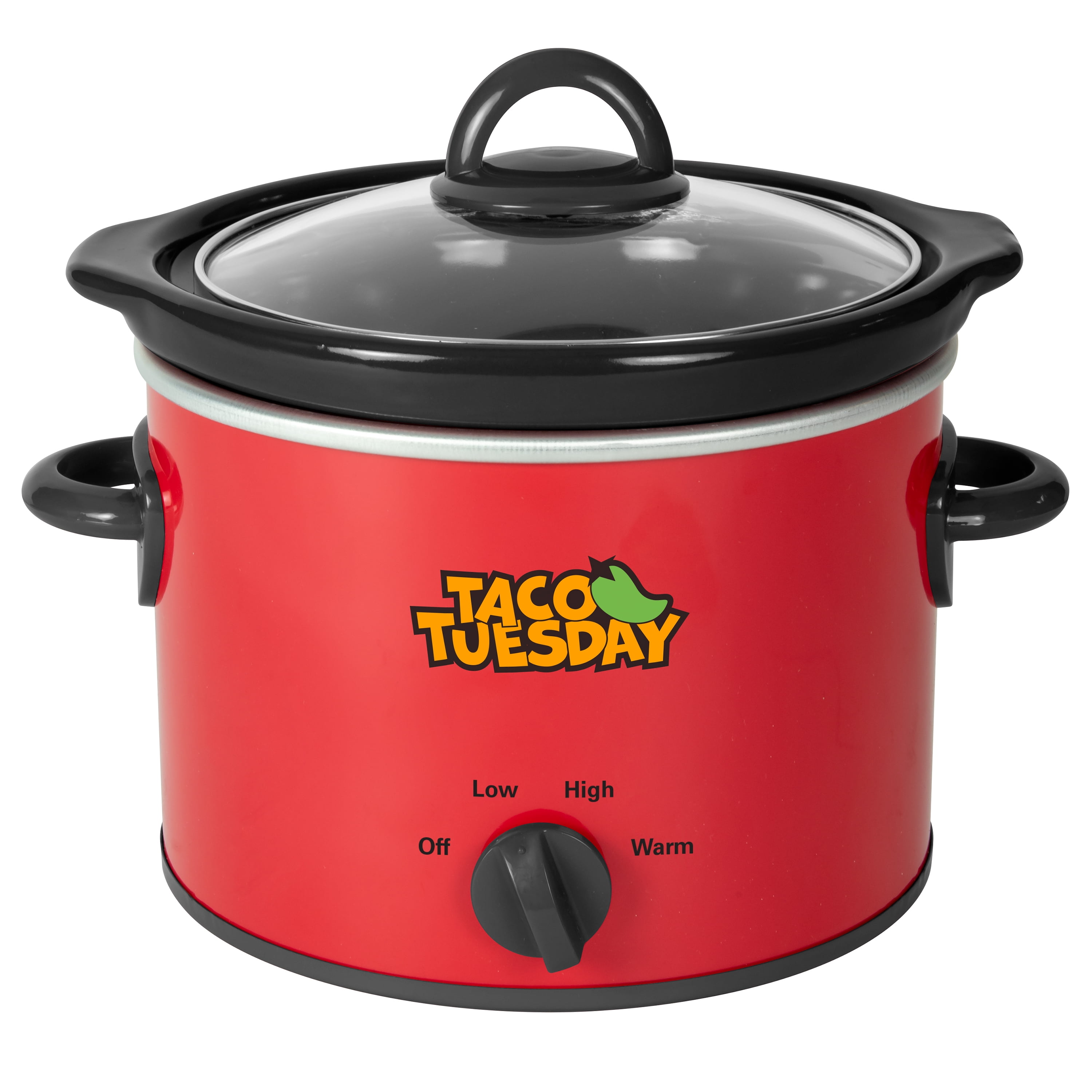 Taco Tuesday 2-Quart Fiesta Slow Cooker With Tempered Glass Lid