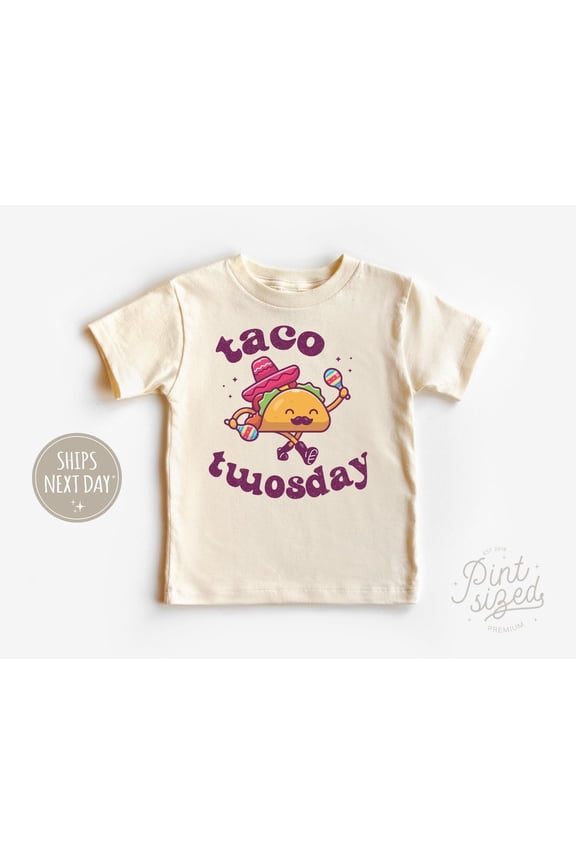 Taco Twosday Toddler Shirt - 2Nd Birthday Kids Tee - Funny Cinco De Mayo Shirt, New Born, Baby Shower Gift, New Parents Gift