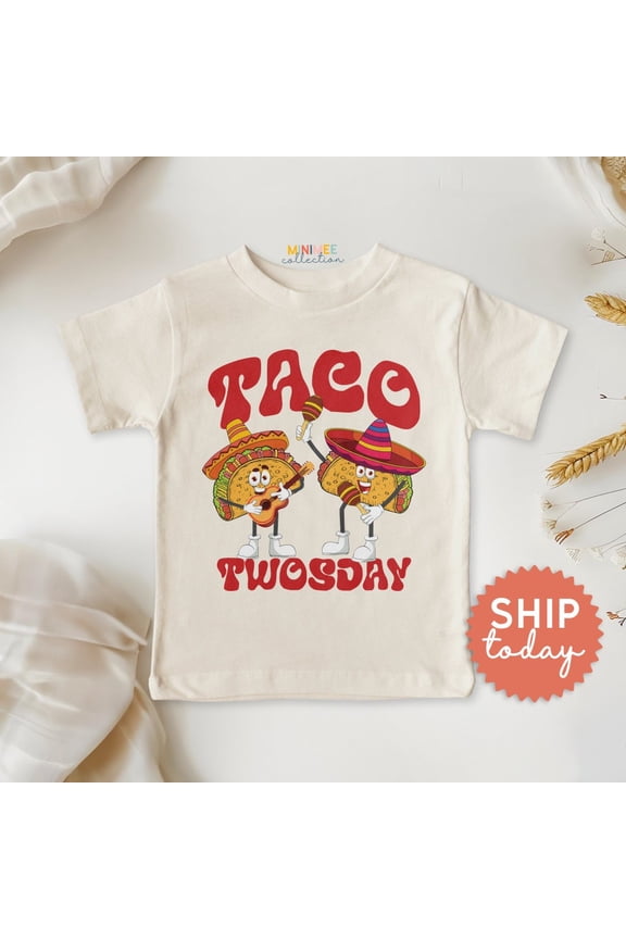 Taco Twosday Toddler Shirt, Taco Birthday Party Shirts For Foodie, Cinco De Mayo Shirt, Mexican Toddler Shirt, TODDLER SHORT SLEEVE TEE BELLA CANVAS 3001T