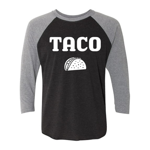 Taco Unisex 3/4 Sleeve Baseball Raglan Tee