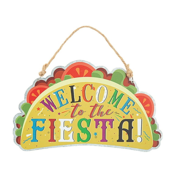 Taco Welcome Door Sign, Home Decor, Cinco de Mayo, 1 Pieces
