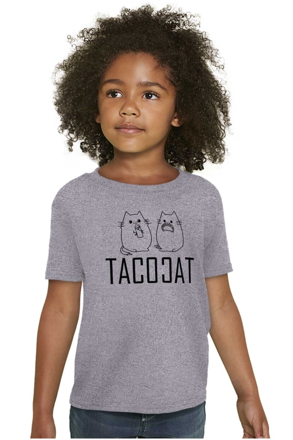 TacoCat Spelled Backwards is Taco Cat Crewneck T Shirts Boy Girl Teen Brisco Brands M