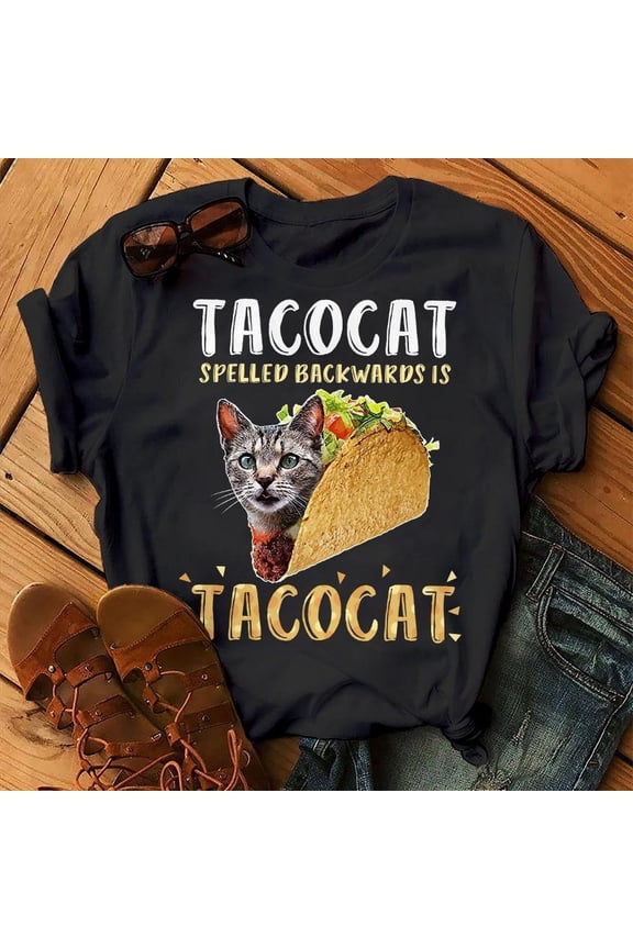Tacocat Spelled Backwards Amazing Taco Cat Graphic Unisex T Shirt Swea