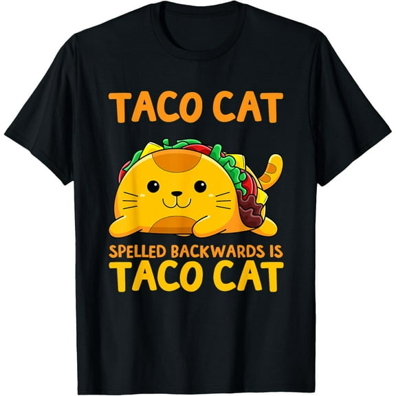 Tacocat Spelled Backwards Shirt Taco Cat Cinco De Mayo T-Shirt tee