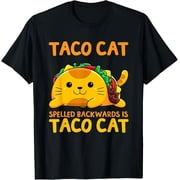 Tacocat Spelled Backwards Shirt Taco Cat Cinco De Mayo T-Shirt tee