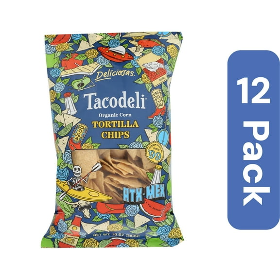 Tacodeli Tortilla Chips 10 oz (Pack of 12)