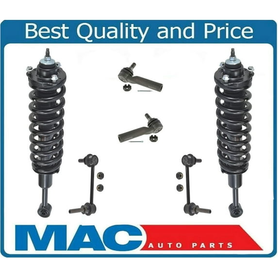 Tacoma 4x4 L & R FRNT Quick Spring Strut and Mount REF#1345566L 1345566R 6Pc Kit