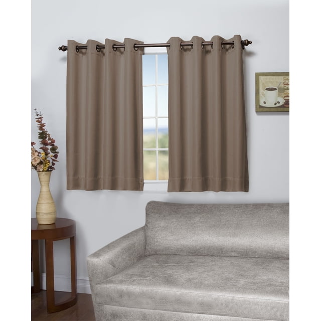 Tacoma Double Black Out Grommet Panel w/Wand 50x45 Driftwood
