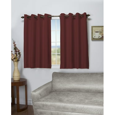 Tacoma Double Black Out Grommet Panel w/Wand 50x54 Floral Rose