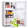 thumbnail image 1 of Tacool 2.4 Cu.ft Mini Fridge with Freezer, Apartment Size Refrigerator, White, New, 1 of 7