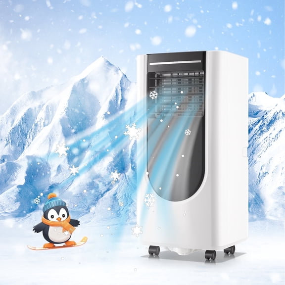 Tacool 4400 BTU SACC (8000 ASHRAE) 115V Portable Air Conditioner with Window Kits, Covers up to 250Sq. Ft., Ac Units with Dehumidifier and Fan