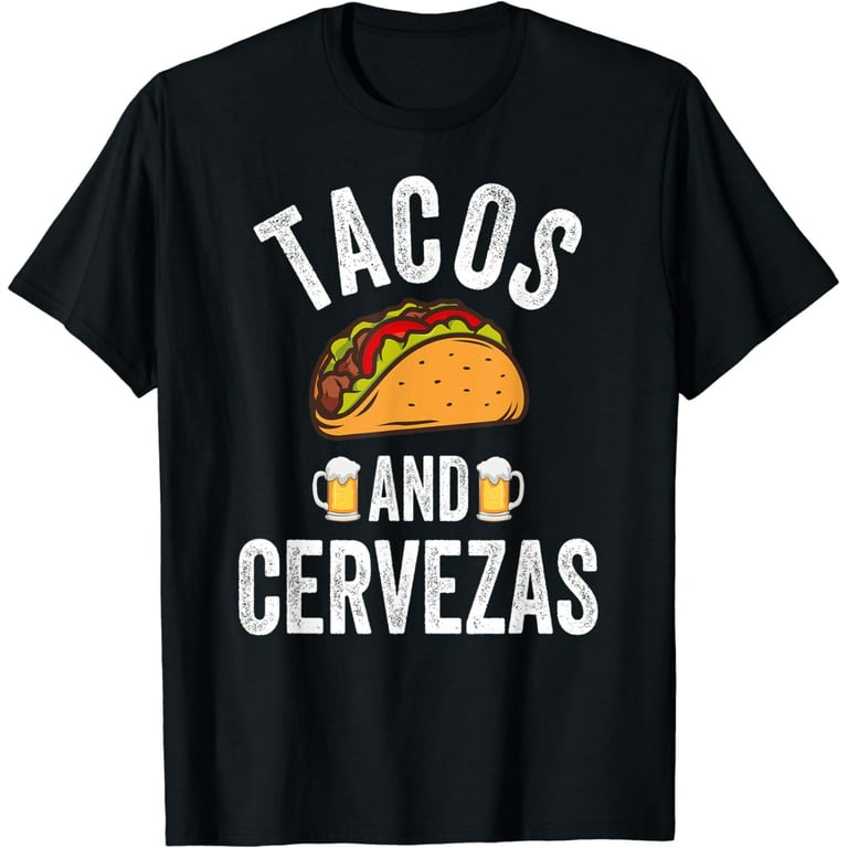 Tacos And Cervezas T-Shirt Funny Mexican Shirt Tacos And Cervezas T-Shirt Funny Mexican Shirt
