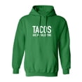 thumbnail image 1 of Tacos Are My Valentine Adult Hooded Sweatshirt, 1 of 2