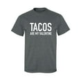 thumbnail image 1 of Tacos Are My Valentine Adult Short Sleeve T-shirt, 1 of 4