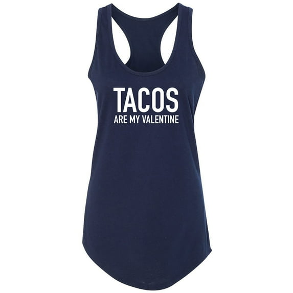 Tacos Are My Valentine Racerback Tank