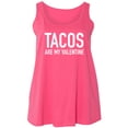 thumbnail image 1 of Tacos Are My Valentine Womens Tank Top, 1 of 1