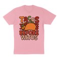 thumbnail image 1 of Tacos Before Vatos Shirt Unisex Medium Pink, 1 of 5