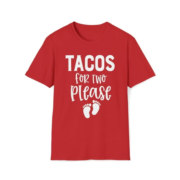 Tacos For Two Please, Gildan Unisex Softstyle T-Shirt, Graphic Tee, S-3XL