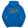 thumbnail image 1 of Tacos Humor Graphic Royal Men's Crewneck Sweatshirt Hoodie, 1 of 1