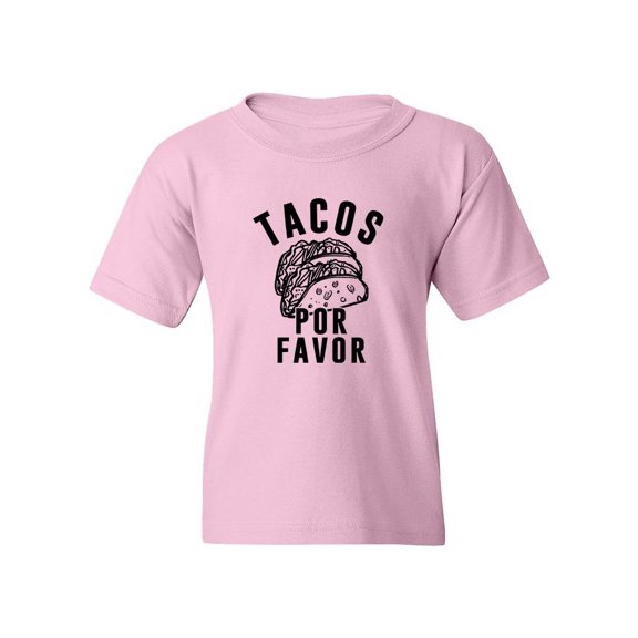 Tacos Por Favor T-Shirt Juniors -Smartprints Designs, x-Small