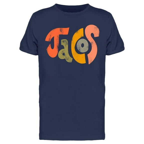 Tacos Vintage Style T-Shirt Men -Image by Shutterstock, Male Large