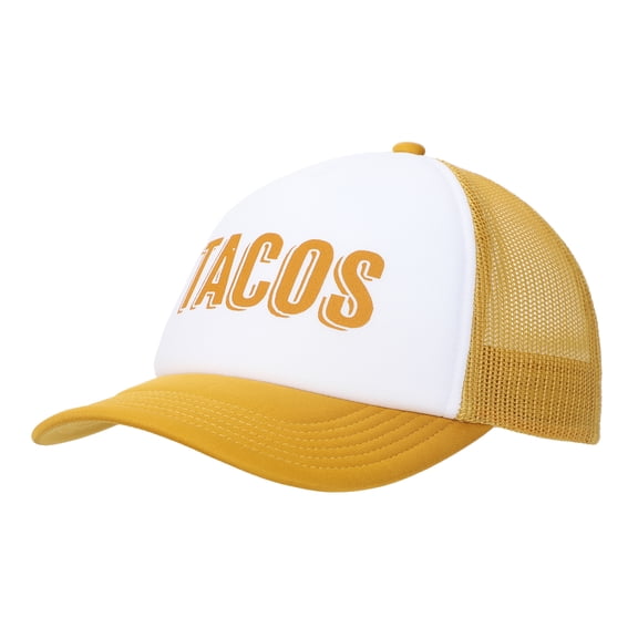 Tacos White & Mustard Foam Trucker Hat