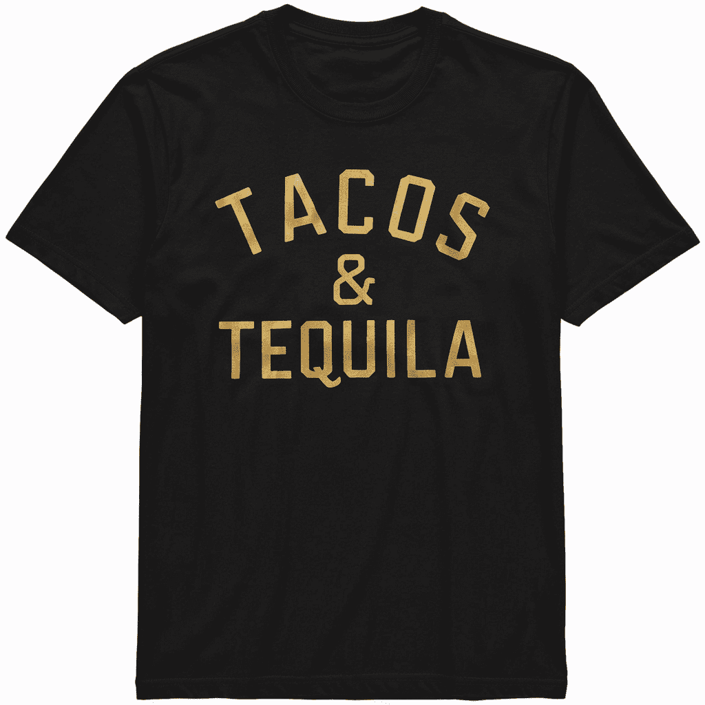 Tacos and Tequila Graphic Tee Shirt for Taco Lover - Walmart.com