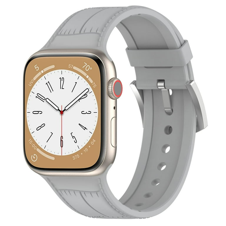 Tact Watch TPU Silicone Sports Sweat Proof Solid Color Watch Band With Convenient Adjustment And Wide Compatibility Walmart