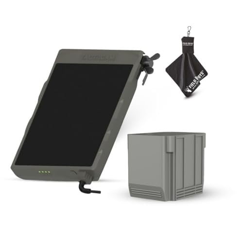 Tactacam Defend Solar Panel + Defend LiPo Battery Pack Bundle Extended Power for Tactacam Defend Cameras Outdoor Solar Charger with High-Capacity LiPo Battery Weatherproof & Reliable