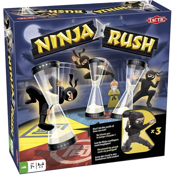Tactic Ninja Rush Fun Strategy Family Board Game (7+) - NEW