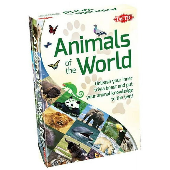 Tactic USA TAC56417 Animals of The World Board Game