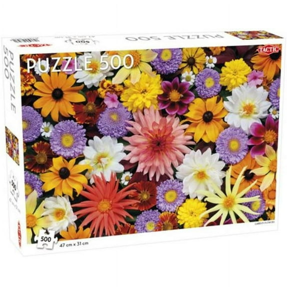 Tactic USA TAC56747 Specials - Garden Flowers Puzzles - 500 Piece