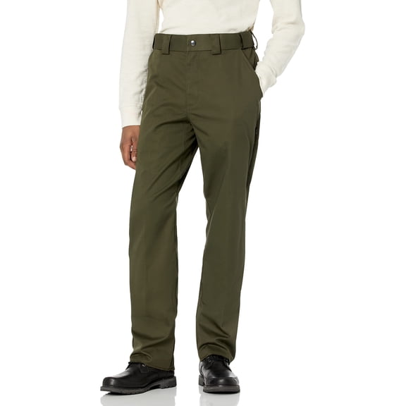 5.11 Tactical Men's Twill PDU Class A Pants, Regular Fit, Permanent Creases, Style 74338, Sheriff Green, Size 60