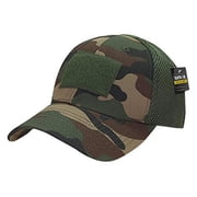 Tactical Air Mesh Flex Cap,Woodland,S_M