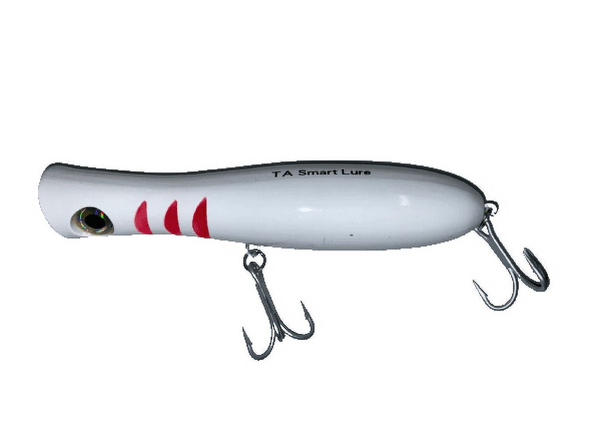 Tactical Anglers BombPopper Smart Lures, 7, 4oz, Ghost