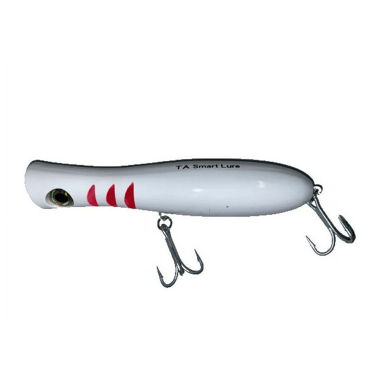 Tactical Anglers BombPopper Smart Lures, 7, 4oz, Ghost 