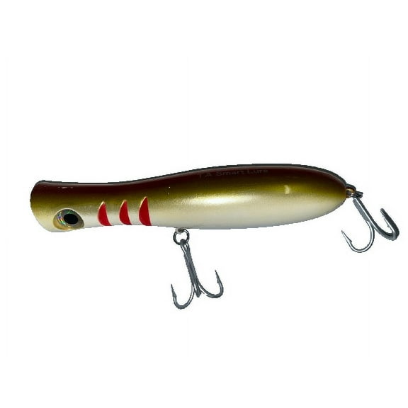 Tactical Anglers BombPopper Smart Lures, 7", 4oz, Gold/Yellow