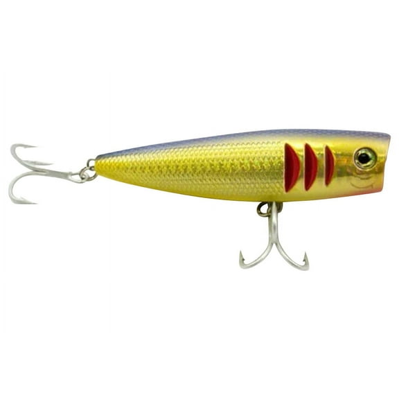 Tactical Anglers CrossOver CO-Popper Rattling Surface Striper Lure, Gold Black